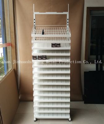رف عرض مستحضرات التجميل 15 طبقة W475mm H2035mm لطلاء الأظافر