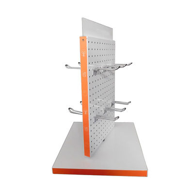 شعار مخصص 380 مم عرض 589 مم ارتفاع Pegboard أداة رف الكلمة الدائمة