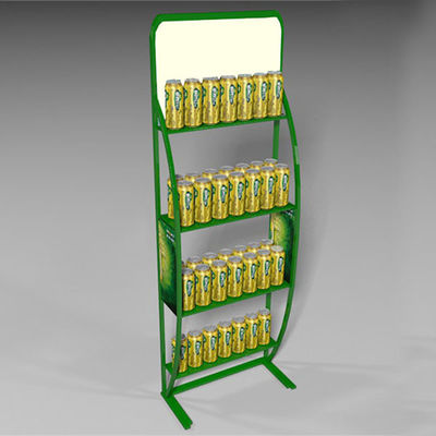 حار بيع سوبر ماركت المعادن عرض موقف وجبة خفيفة الشراب عرض موقف