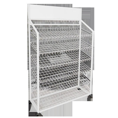 485mm عمق 1680mm ارتفاع رفوف العرض سوبر ماركت بألوان مختلفة