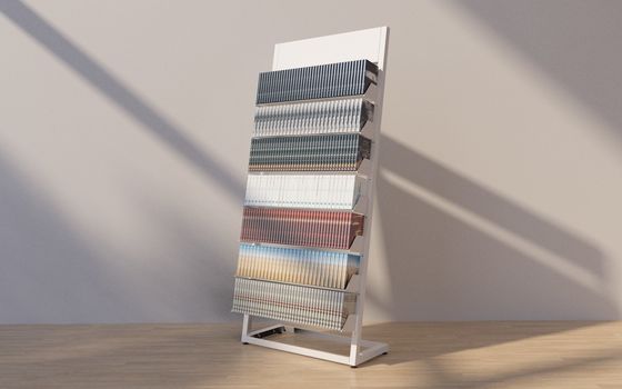 650mm طول رف عرض مجلة معدنية