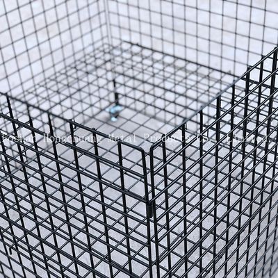 مركز تسوق محمول عربة قفص معدني تصميم حديث بسيط مع عربة قفص وسادة عربة تخزين