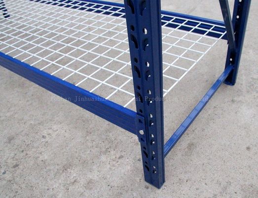 1880mm طول 600mm عرض رفوف تخزين مستودع اللون الأزرق