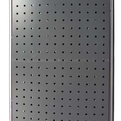 مستقر L400mm W400mm قائم على الأرض Pegboard Spinner Rack 3 جوانب