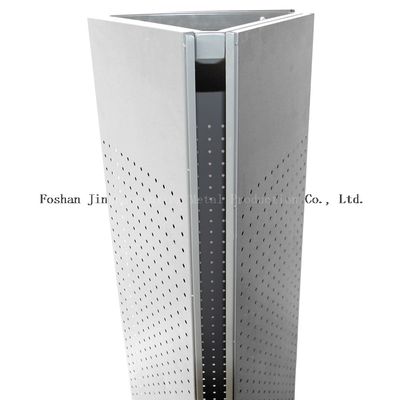 مستقر L400mm W400mm قائم على الأرض Pegboard Spinner Rack 3 جوانب