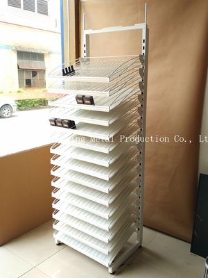 رف عرض مستحضرات التجميل 15 طبقة W475mm H2035mm لطلاء الأظافر