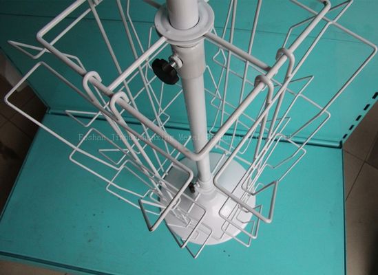 عرض بطاقات المعايدة الدوارة H650mm L200mm ، حامل مجلة دوار للكتب