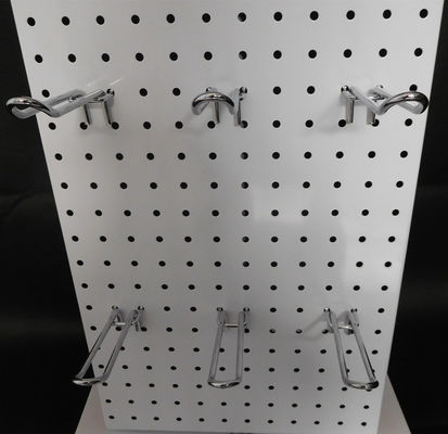 شعار مخصص 380 مم عرض 589 مم ارتفاع Pegboard أداة رف الكلمة الدائمة