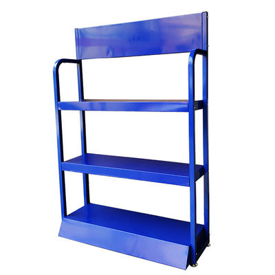 عرض 900mm عمق 350mm قطع غيار السيارات الرف ، حامل تخزين الإطارات 3 طبقات