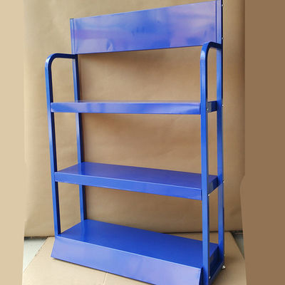 عرض 900mm عمق 350mm قطع غيار السيارات الرف ، حامل تخزين الإطارات 3 طبقات