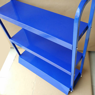 عرض 900mm عمق 350mm قطع غيار السيارات الرف ، حامل تخزين الإطارات 3 طبقات