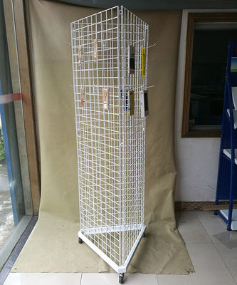 رف تخزين المعدات الرياضية ذو الجوانب الثلاثة L650mm H1828mm مع عجلات