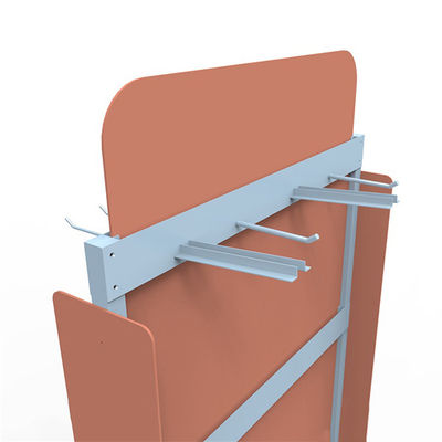 رفوف عرض متجر الأجهزة المخصصة LH ، رف أدوات Pegboard مع عجلات