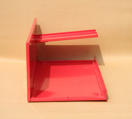 طلاء الطاقة HongChuang TUV الموافقة على Pegboard Display Rack حجم صغير