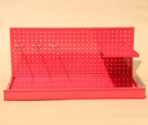 طلاء الطاقة HongChuang TUV الموافقة على Pegboard Display Rack حجم صغير