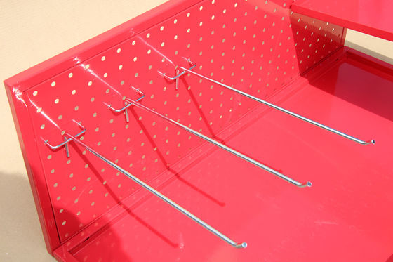 طلاء الطاقة HongChuang TUV الموافقة على Pegboard Display Rack حجم صغير