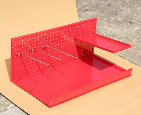 طلاء الطاقة HongChuang TUV الموافقة على Pegboard Display Rack حجم صغير