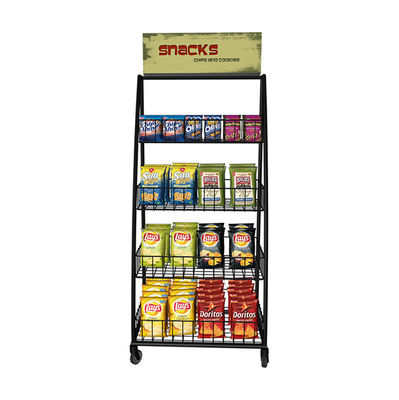 900 * 400 * 2000mm Soda Snack سوبر ماركت رفوف العرض ، الصلب الرف للسوبر ماركت