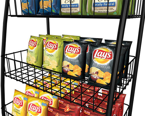 900 * 400 * 2000mm Soda Snack سوبر ماركت رفوف العرض ، الصلب الرف للسوبر ماركت