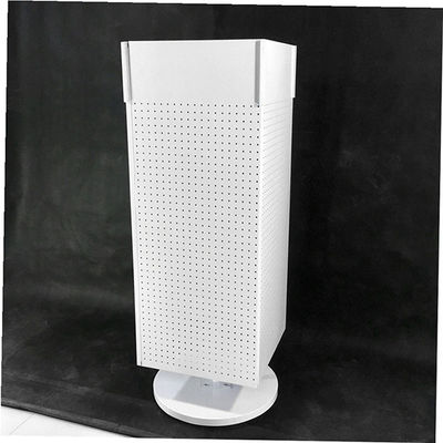 H1440mm W540mm Pegboard Display Rack ، كونترتوب Pegboard Spinner Rack أربعة جوانب