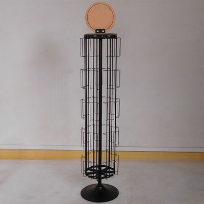 L1680mm W350mm الدورية عرض موقف البيع بالتجزئة ، الدورية عرض بطاقة بريدية معدنية