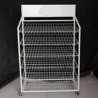 485mm عمق 1680mm ارتفاع رفوف العرض سوبر ماركت بألوان مختلفة