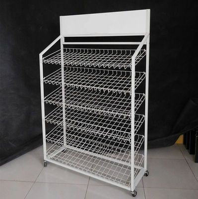 485mm عمق 1680mm ارتفاع رفوف العرض سوبر ماركت بألوان مختلفة