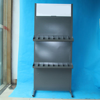 عرض شديد التحمل 485 مم عمق 485 مم رف عرض Pegboard مزدوج الوجه