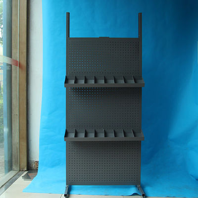 عرض شديد التحمل 485 مم عمق 485 مم رف عرض Pegboard مزدوج الوجه