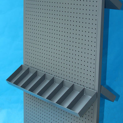 عرض شديد التحمل 485 مم عمق 485 مم رف عرض Pegboard مزدوج الوجه