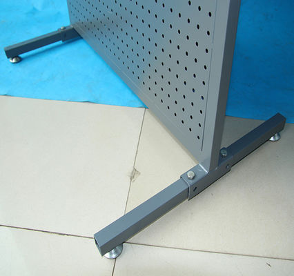 عرض شديد التحمل 485 مم عمق 485 مم رف عرض Pegboard مزدوج الوجه