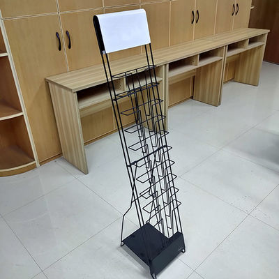 رفوف عرض سوبر ماركت مجلة مخصصة طول 250 مم ارتفاع 1310 مم
