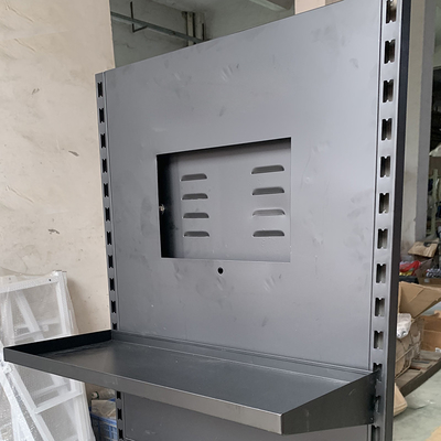 رفوف عرض حديثة من 3 طبقات للتلفاز Pegboard